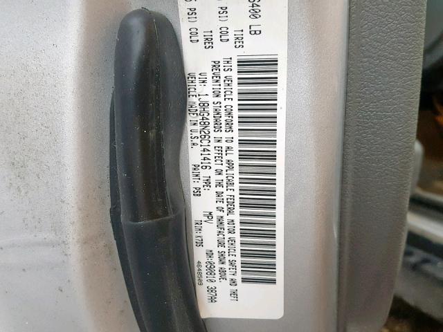 1J8HG48N26C141416 - 2006 JEEP COMMANDER Gümüş foto 10