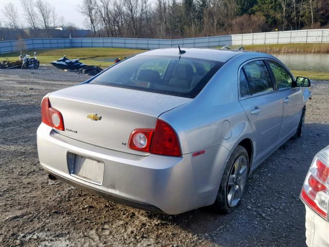 1G1ZH57B99F237724 - 2009 CHEVROLET MALIBU 1LT SILVER photo 4
