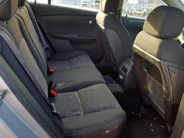 1G1ZH57B99F237724 - 2009 CHEVROLET MALIBU 1LT SILVER photo 6