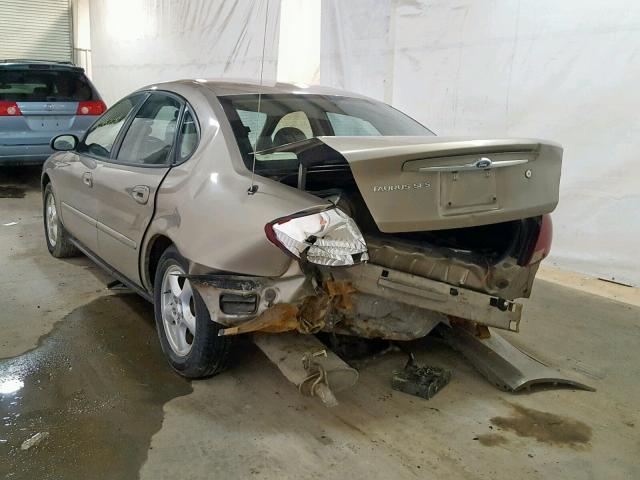 1FAFP55223A169017 - 2003 FORD TAURUS SES TAN photo 3