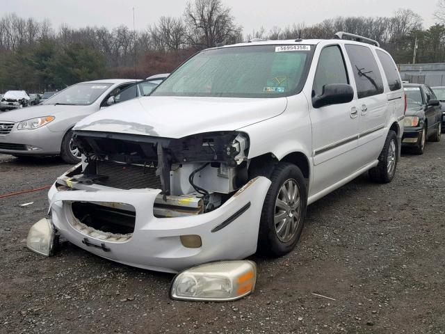 5GADX33L15D307604 - 2005 BUICK TERRAZA CX WHITE photo 2