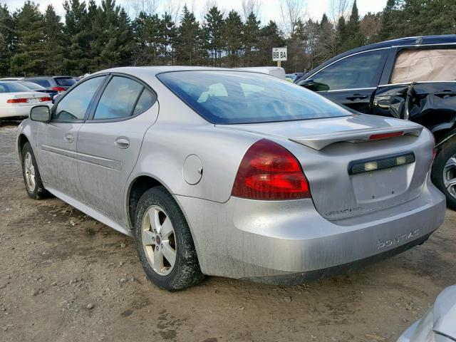 2G2WP552961146203 - 2006 PONTIAC GRAND PRIX ვერცხლისფერი ფოტო 3