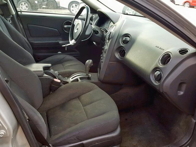 2G2WP552961146203 - 2006 PONTIAC GRAND PRIX ვერცხლისფერი ფოტო 5