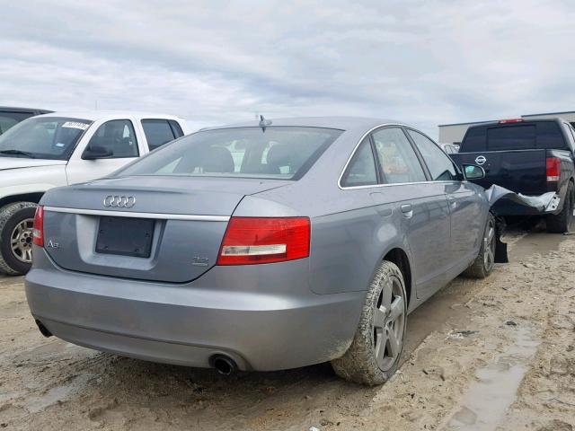 WAUDH74FX8N054550 - 2008 AUDI A6 3.2 QUA SILVER photo 4