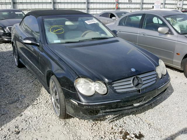 WDBTK75G75T042689 - 2005 MERCEDES-BENZ CLK 500 BLACK photo 1