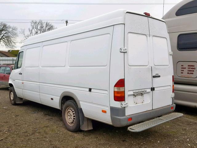 WD0PD744455807776 - 2005 DODGE SPRINTER 2 WHITE photo 3