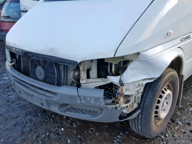 WD0PD744455807776 - 2005 DODGE SPRINTER 2 WHITE photo 9