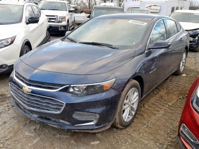 1G1ZF5SU7JF176330 - 2018 CHEVROLET MALIBU HYB BLUE photo 2