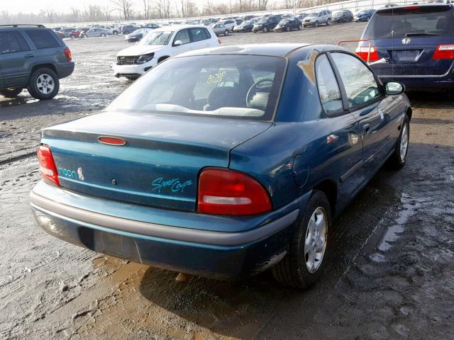 1B3ES62C5TD680972 - 1996 DODGE NEON SPORT GREEN photo 4