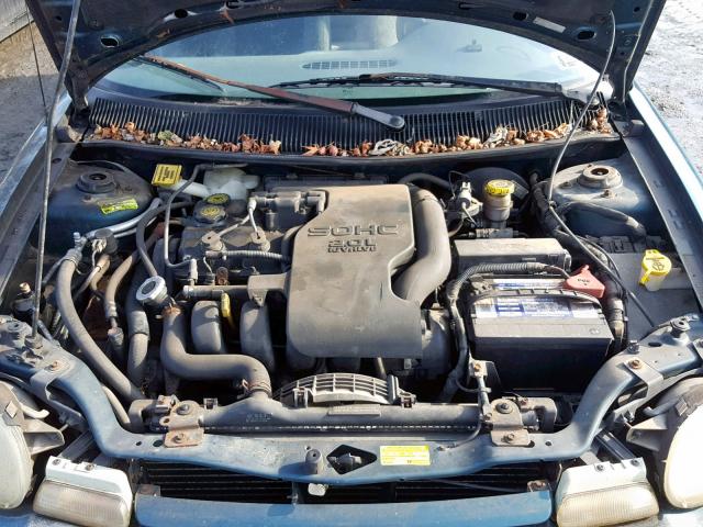 1B3ES62C5TD680972 - 1996 DODGE NEON SPORT GREEN photo 7