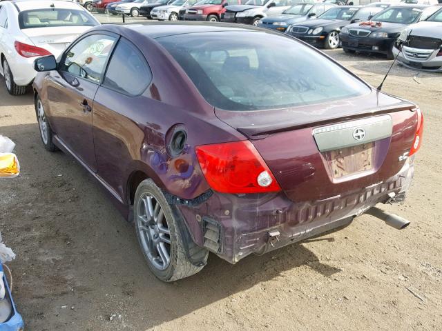 JTKDE167360076147 - 2006 TOYOTA SCION TC შავი ფოტო 3