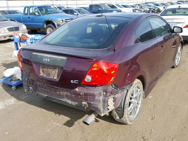 JTKDE167360076147 - 2006 TOYOTA SCION TC შავი ფოტო 4