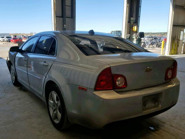 1G1ZB5E0XCF193887 - 2012 CHEVROLET MALIBU LS 银色 照片 3