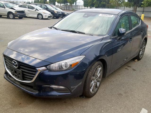 3MZBN1V30JM228398 - 2018 MAZDA 3 TOURING BLUE photo 2