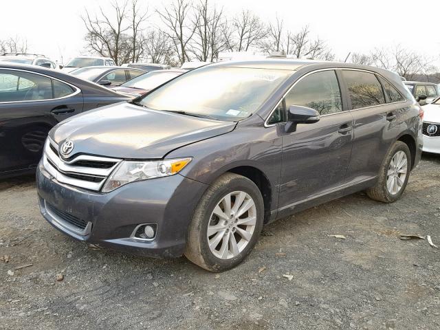 4T3BA3BB6FU072038 - 2015 TOYOTA VENZA LE GRAY photo 2