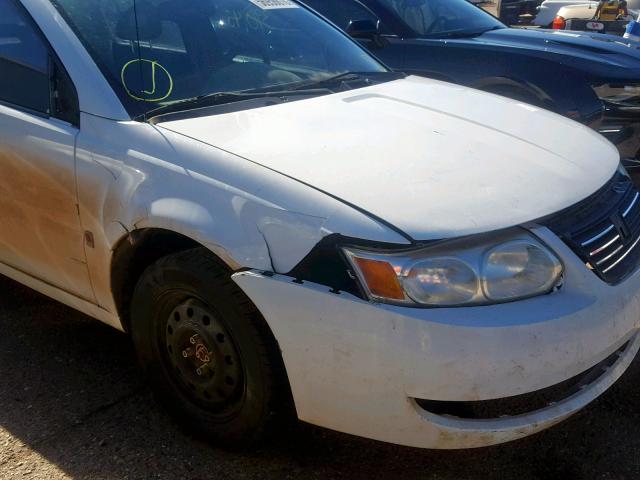 1G8AZ55F76Z208900 - 2006 SATURN ION LEVEL WHITE photo 9