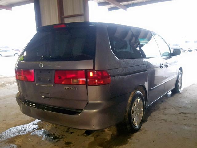 2HKRL1850YH604375 - 2000 HONDA ODYSSEY LX GRAY photo 4