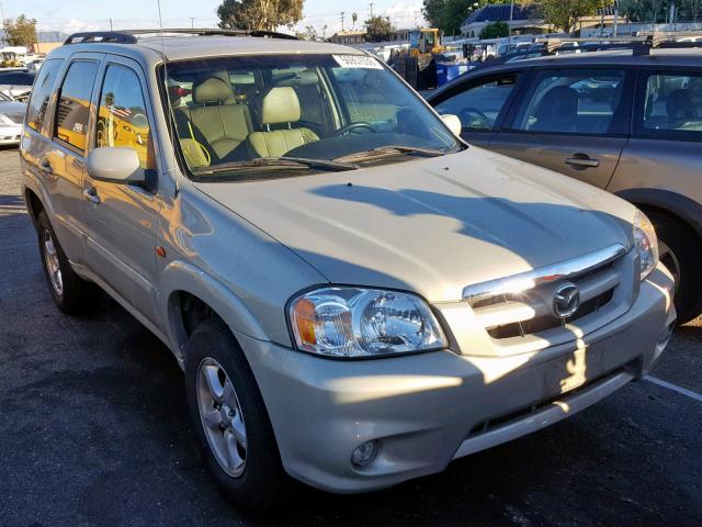 4F2CZ06115KM08490 - 2005 MAZDA TRIBUTE S BEIGE photo 1