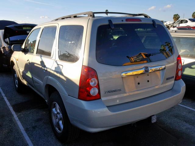 4F2CZ06115KM08490 - 2005 MAZDA TRIBUTE S BEIGE photo 3