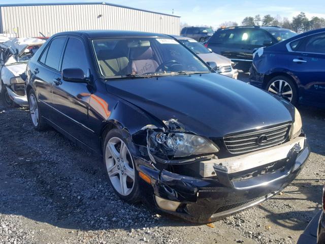 JTHBD182710001297 - 2001 LEXUS IS 300 BLACK photo 1