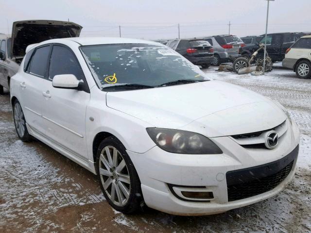 JM1BK34L181128178 - 2008 MAZDA SPEED 3 WHITE photo 1