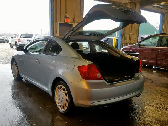 JTKDE177550040795 - 2005 TOYOTA SCION TC ლურჯი ფოტო 3