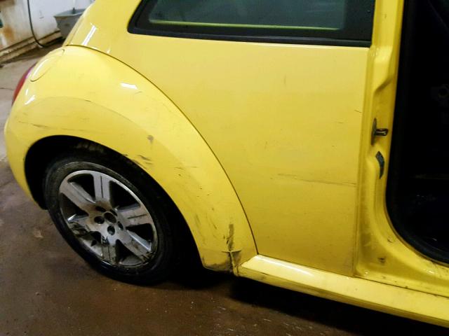 3VWRW31C56M406424 - 2006 VOLKSWAGEN NEW BEETLE Sarı foto 9