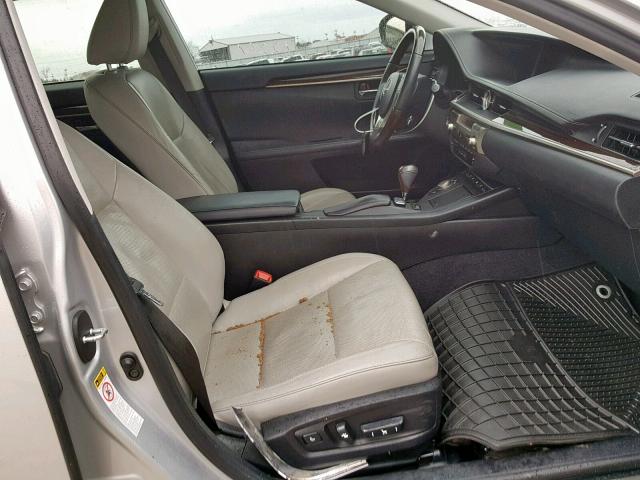 JTHBK1GG1E2099448 - 2014 LEXUS ES 350 SILVER photo 5