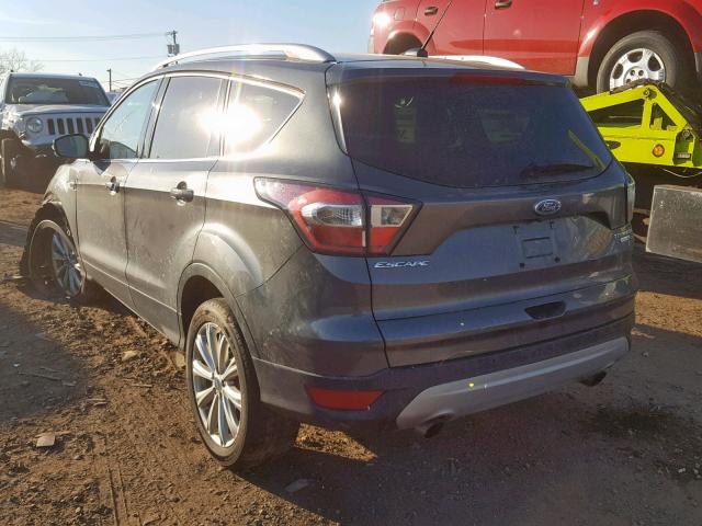 1FMCU9JD3HUB34203 - 2017 FORD ESCAPE TIT GRAY photo 3