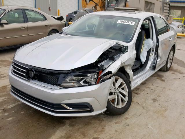 1VWBA7A34JC015976 - 2018 VOLKSWAGEN PASSAT SE SILVER photo 2