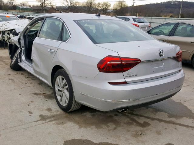 1VWBA7A34JC015976 - 2018 VOLKSWAGEN PASSAT SE SILVER photo 3