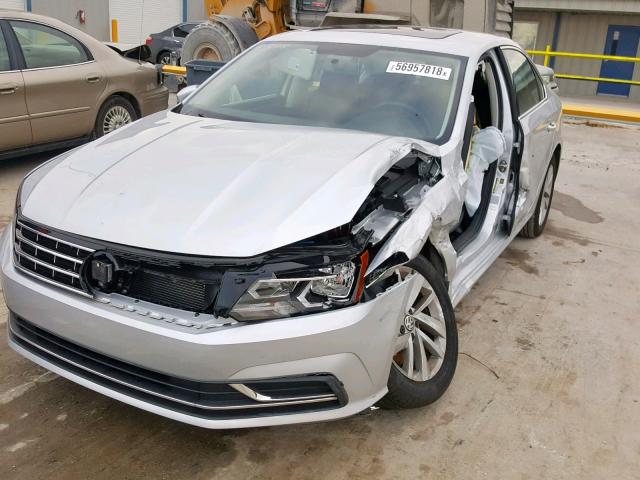 1VWBA7A34JC015976 - 2018 VOLKSWAGEN PASSAT SE SILVER photo 9