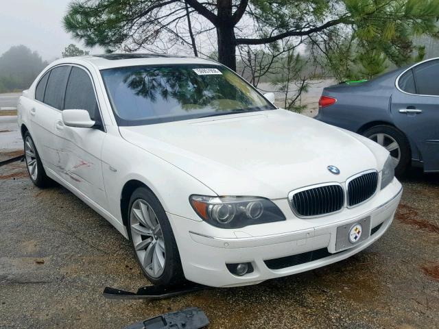 WBAHL83588DT13928 - 2008 BMW 750 I WHITE photo 1