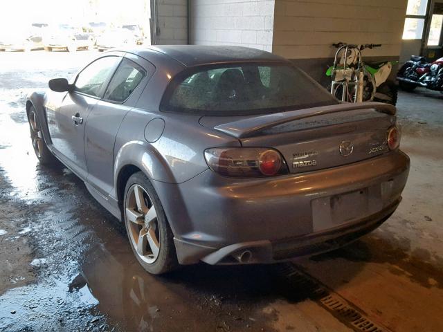 JM1FE173840122712 - 2004 MAZDA RX8 GRAY photo 3