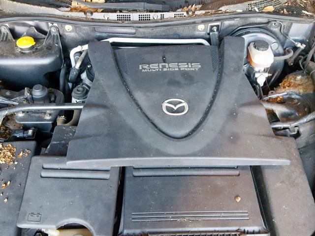 JM1FE173840122712 - 2004 MAZDA RX8 GRAY photo 7