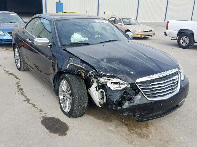 1C3BCBFG2CN250223 - 2012 CHRYSLER 200 LIMITE BLACK photo 1