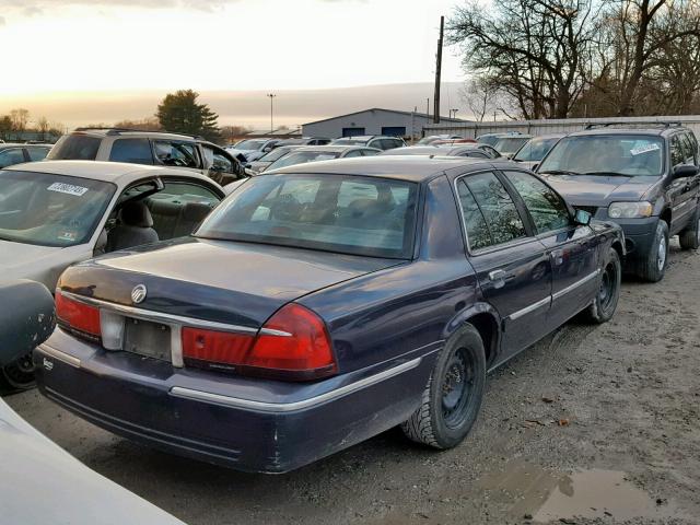 2MEFM74W8XX669584 - 1999 MERCURY GRAND MARQ BLUE photo 4