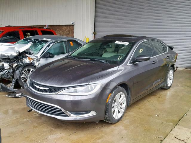 1C3CCCAB8FN712312 - 2015 CHRYSLER 200 LIMITE SILVER photo 2