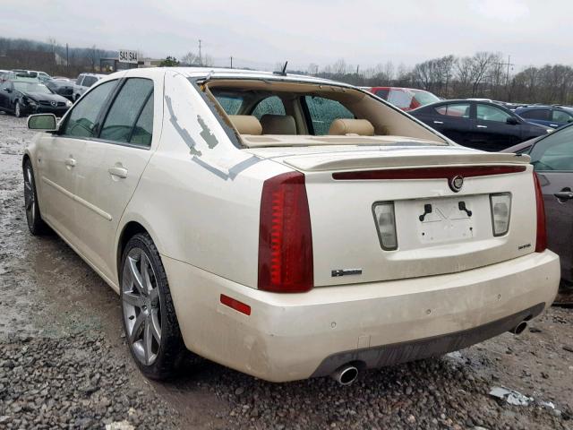 1G6DC67A150223328 - 2005 CADILLAC STS WHITE photo 3