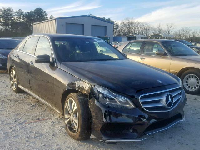 WDDHF5KB1EB036505 - 2014 MERCEDES-BENZ E 350 BLACK photo 1