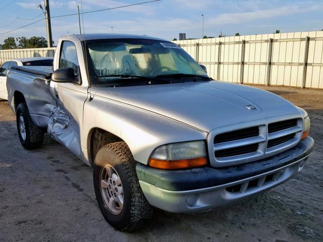 1B7FL36N82S504891 - 2002 DODGE DAKOTA SPO SILVER photo 1