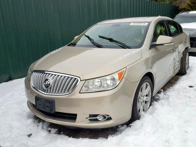 1G4GC5EG5AF280226 - 2010 BUICK LACROSSE C BEIGE photo 2