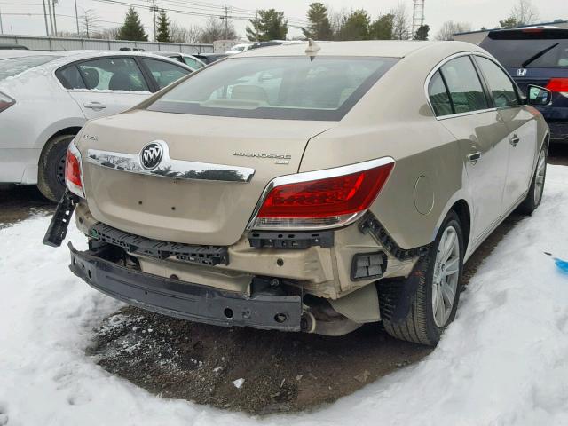 1G4GC5EG5AF280226 - 2010 BUICK LACROSSE C BEIGE photo 4