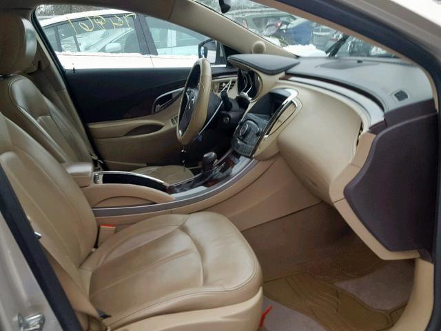 1G4GC5EG5AF280226 - 2010 BUICK LACROSSE C BEIGE photo 5