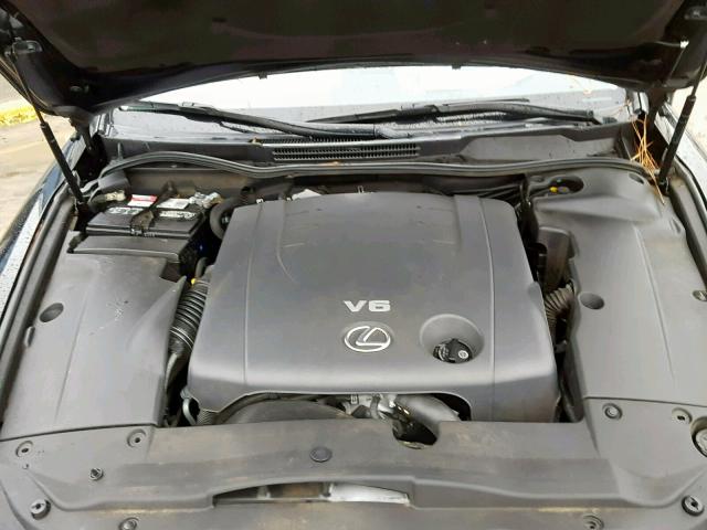 JTHCK262482023047 - 2008 LEXUS IS 250 BLACK photo 7