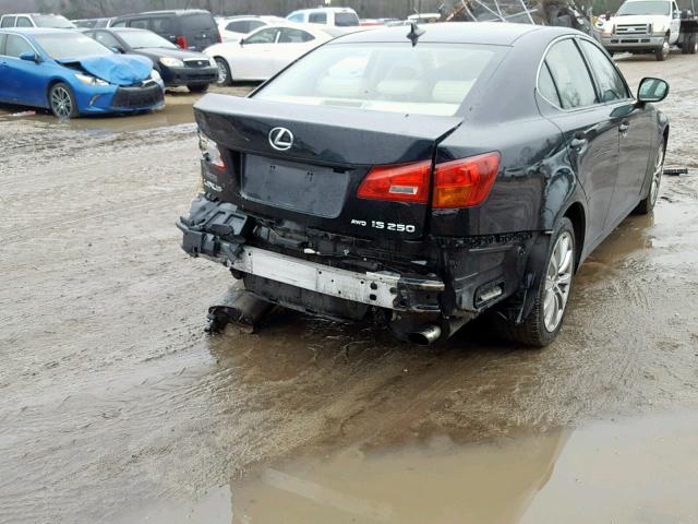 JTHCK262482023047 - 2008 LEXUS IS 250 BLACK photo 9