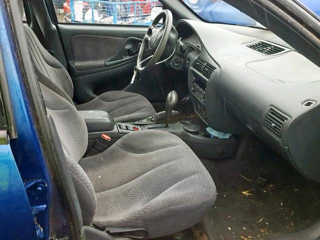 1G1JH52F247104815 - 2004 CHEVROLET CAVALIER L BLUE photo 5