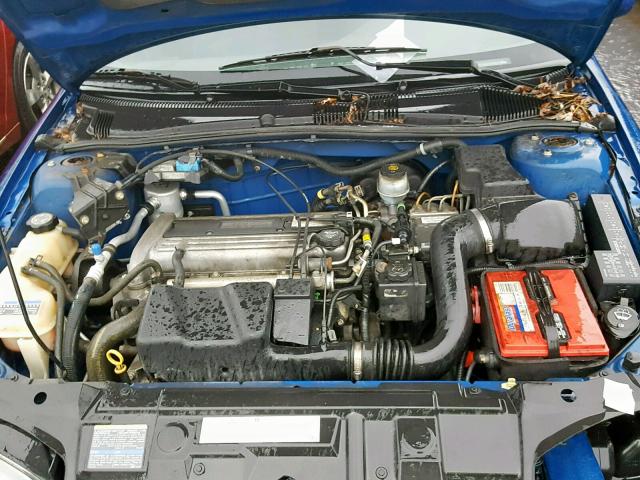 1G1JH52F247104815 - 2004 CHEVROLET CAVALIER L BLUE photo 7