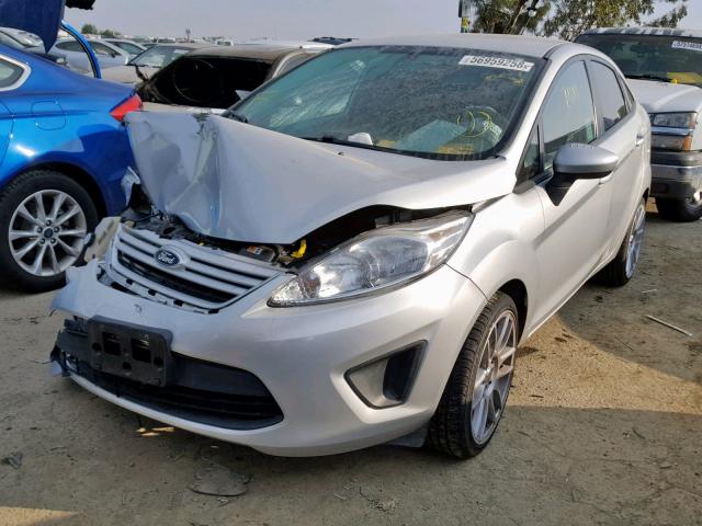 3FADP4AJ3DM178215 - 2013 FORD FIESTA S SILVER photo 2