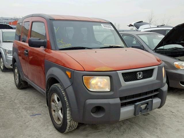 5J6YH185X3L802313 - 2003 HONDA ELEMENT EX ORANGE photo 1